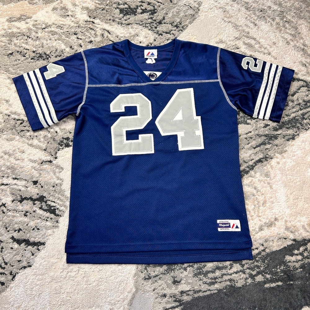 Penn State Nittany Lions Jersey Mens Small Blue Majestic Football NCAA Athletic